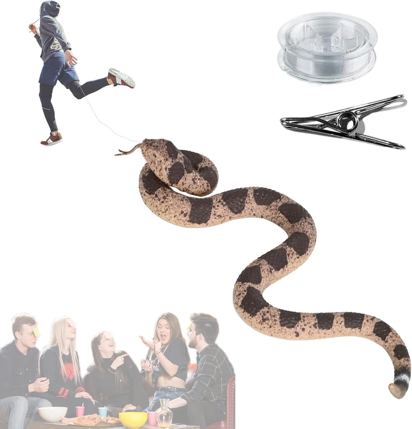 Realistic Snake Prank for Jokes