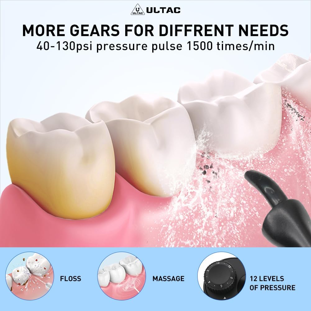 Cordless Water Flosser with Camera, 350ml