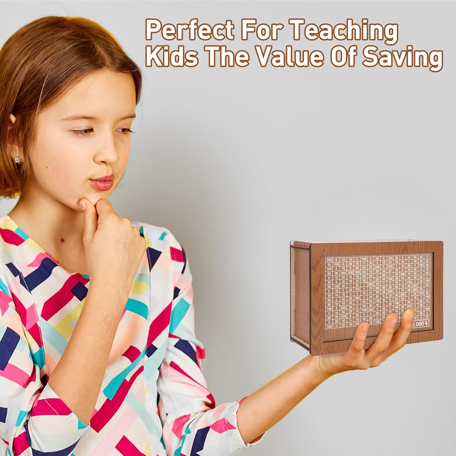 $10,000 Money Saving Challenge Box(Golden)