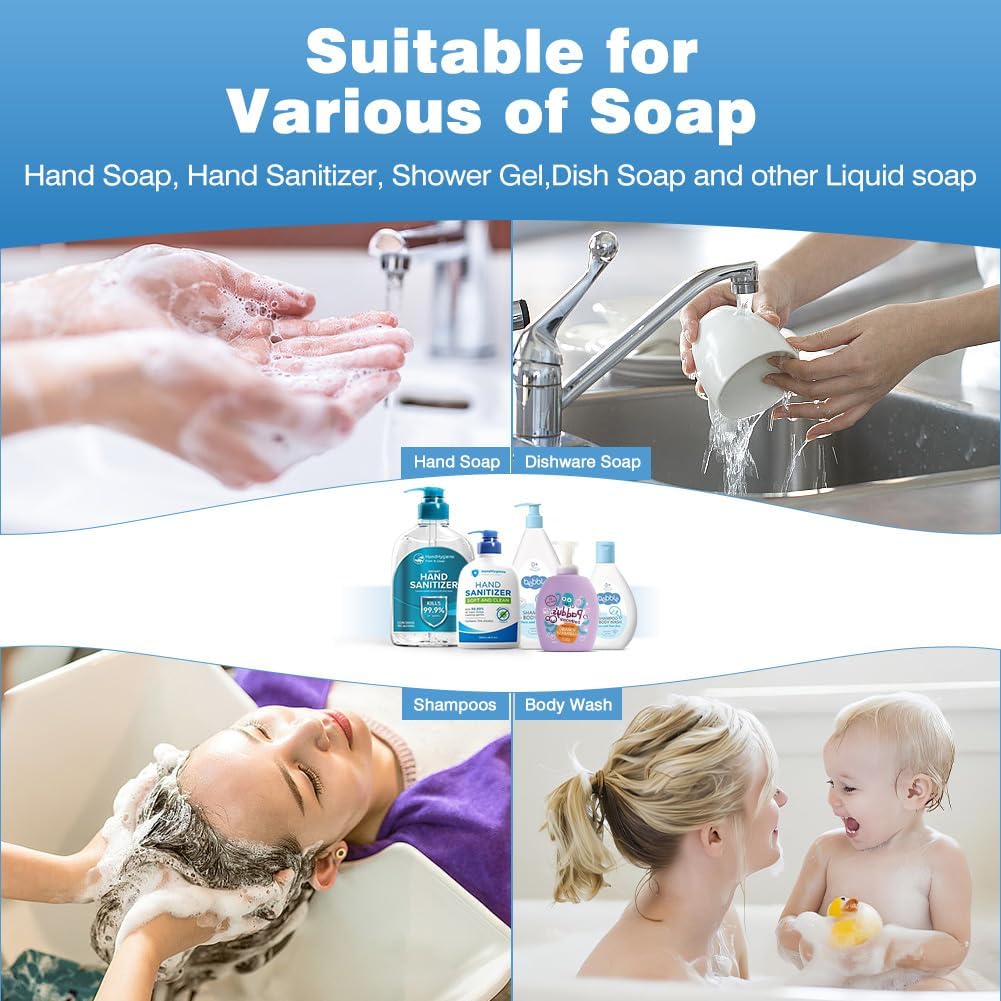 Touchless Automatic Soap Dispenser with Display(Gel White)